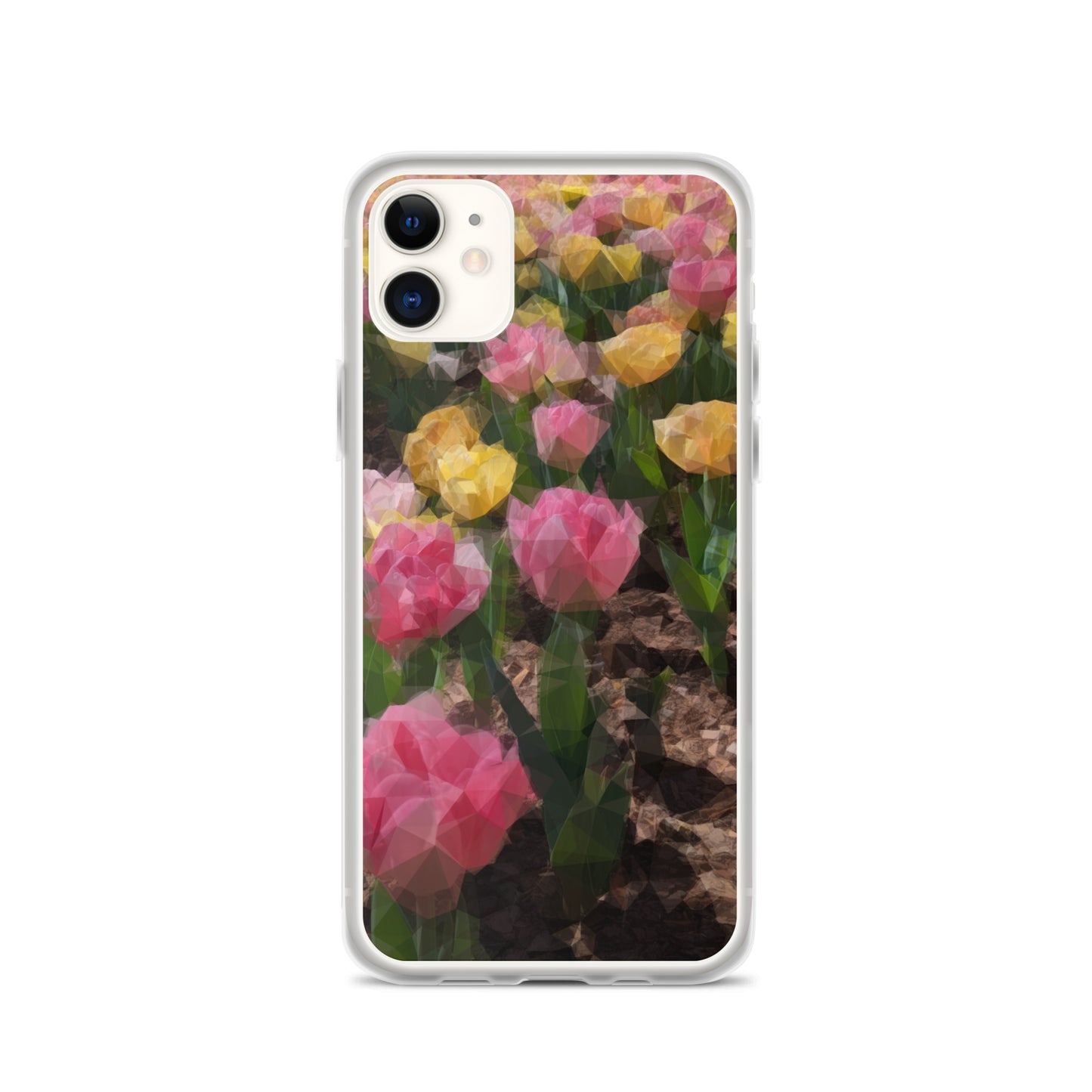 Clear Case for iPhone® Polygon Floral