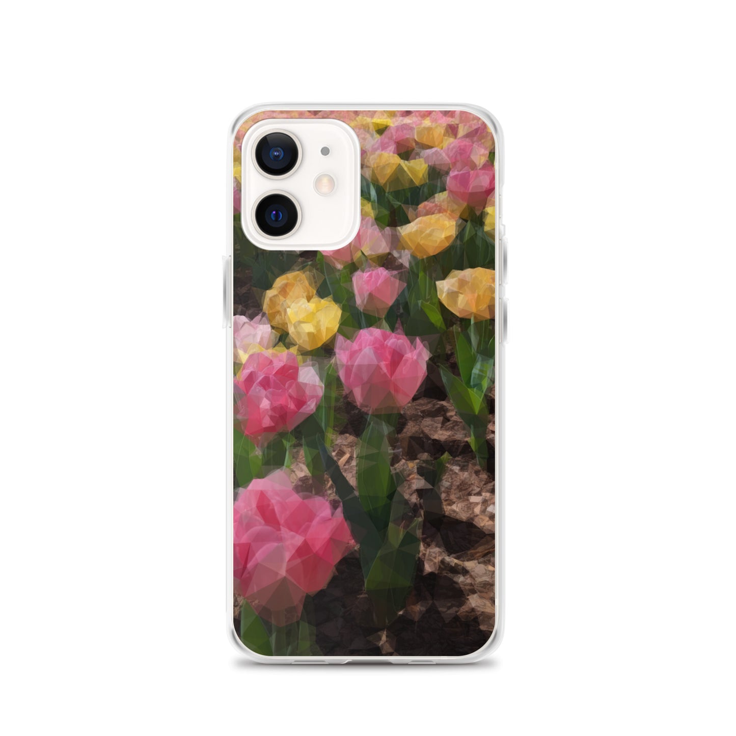 Clear Case for iPhone® Polygon Floral